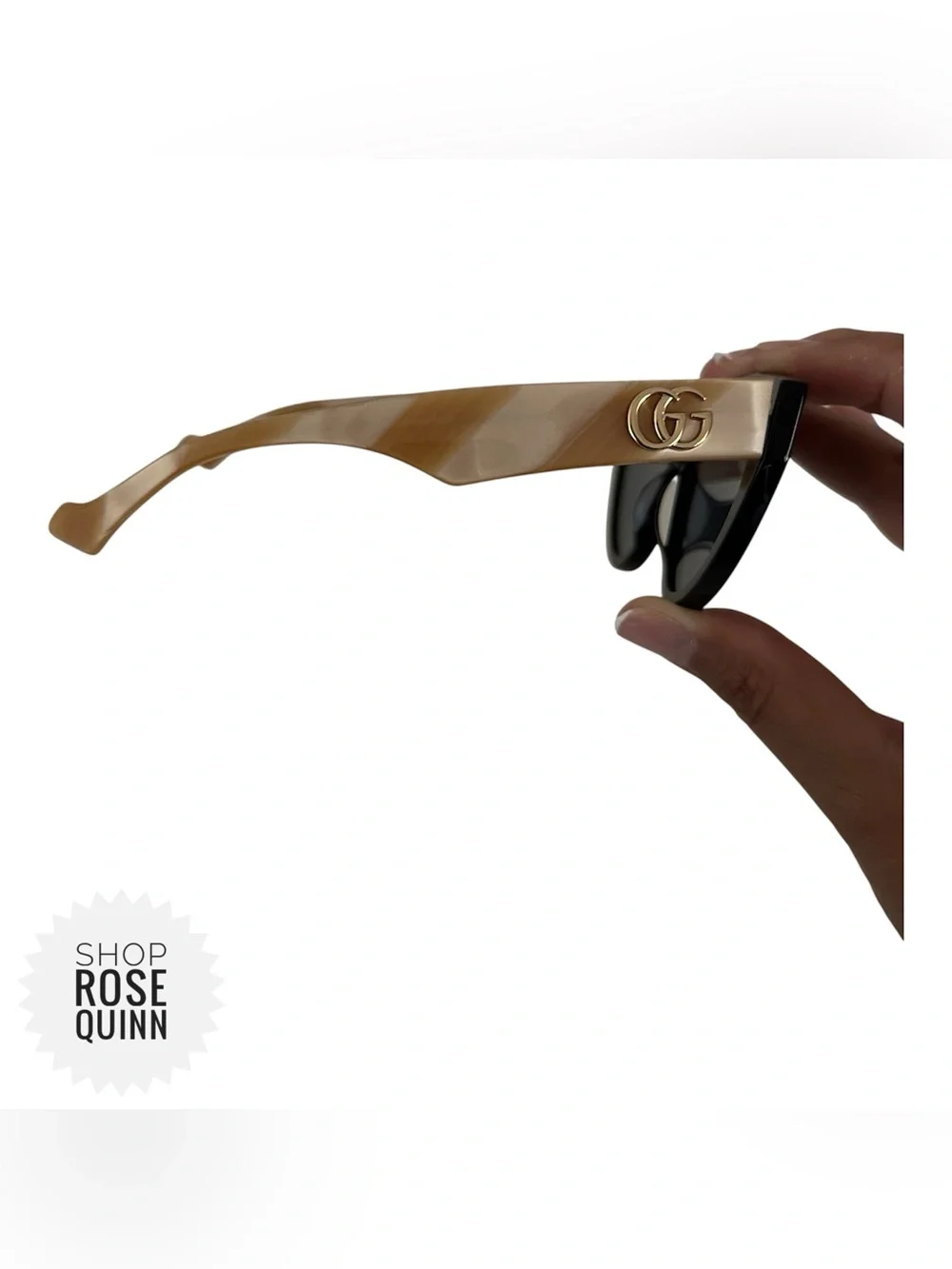 GUCCI | GG1333S Black With Light Brown/Blue (004) Sunglasses
